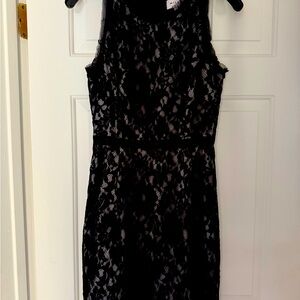 Elegant Black Lace Dress
